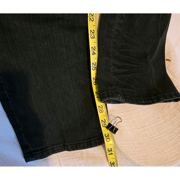 Vintage Sasson Jeans Ooh La La Straight Leg Hustle Women's 6 High Waisted Black - Picture 9 of 9